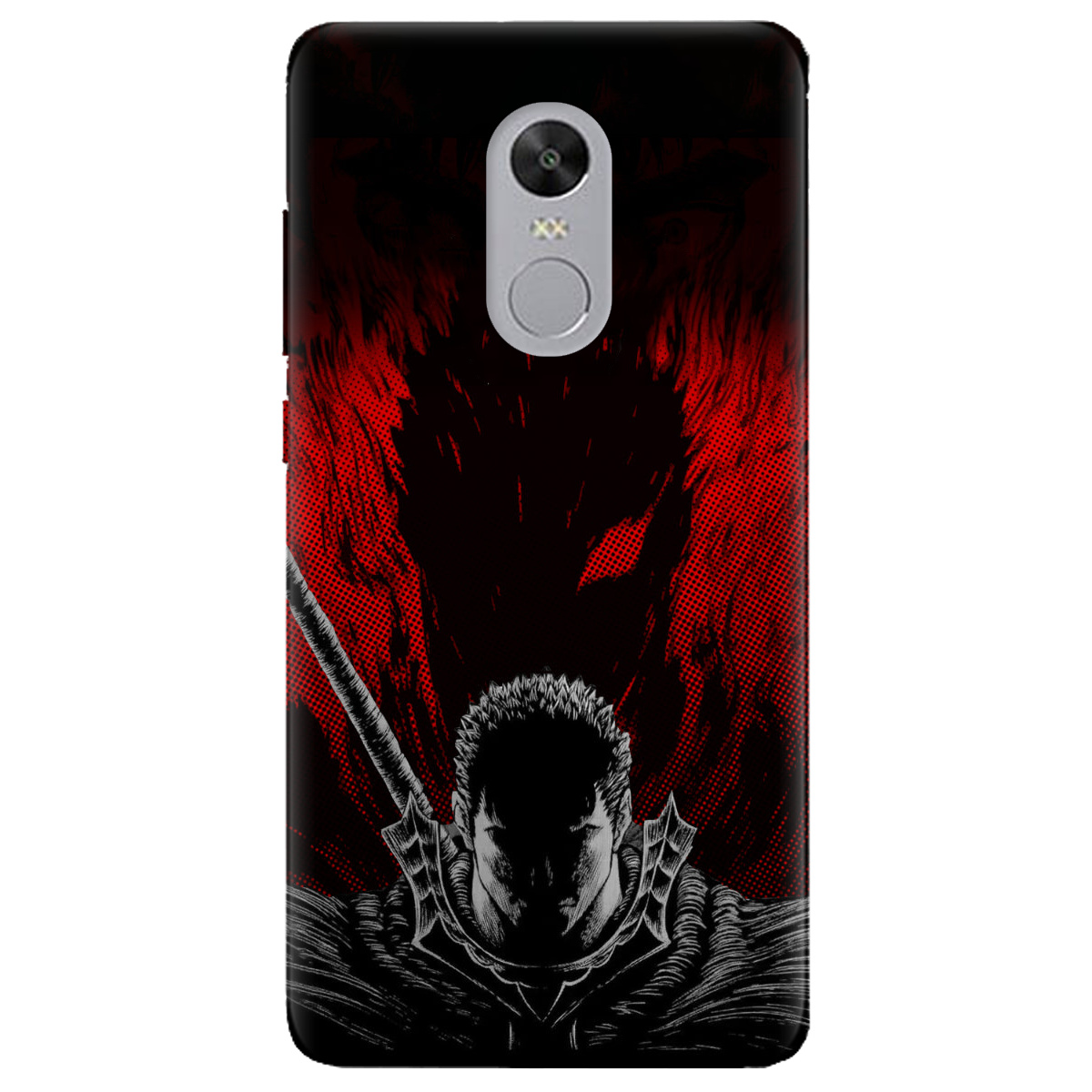 Чехол для Xiaomi Redmi 5 Plus прозрачный Dark Shadow - фото 1 - Чехлы для телефонов