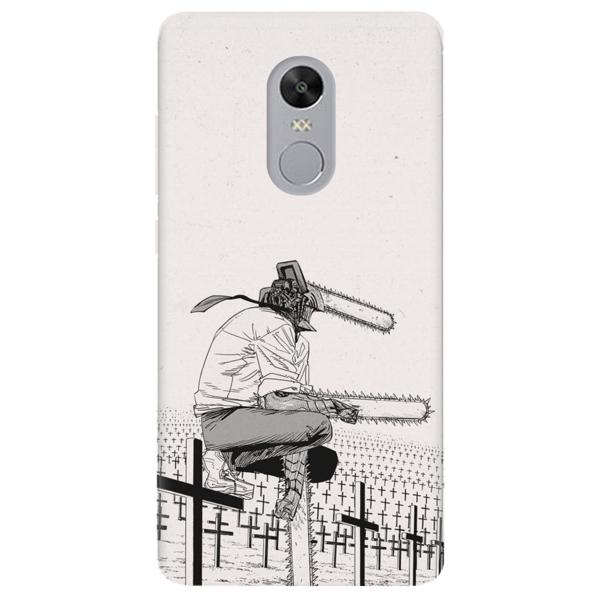 Чехол для Xiaomi Redmi 5 Plus прозрачный Revenge is coming - фото 1 - Чехлы для телефонов