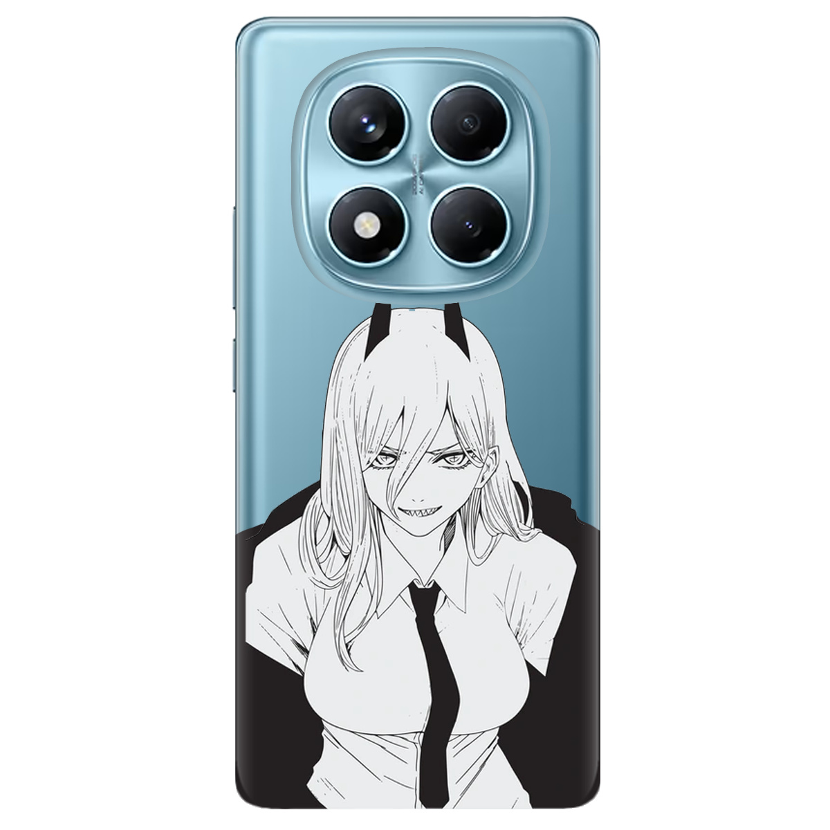 Чехол для Xiaomi Redmi Note 14 Pro 4G прозрачный Power - фото 1 - Чехлы для телефонов