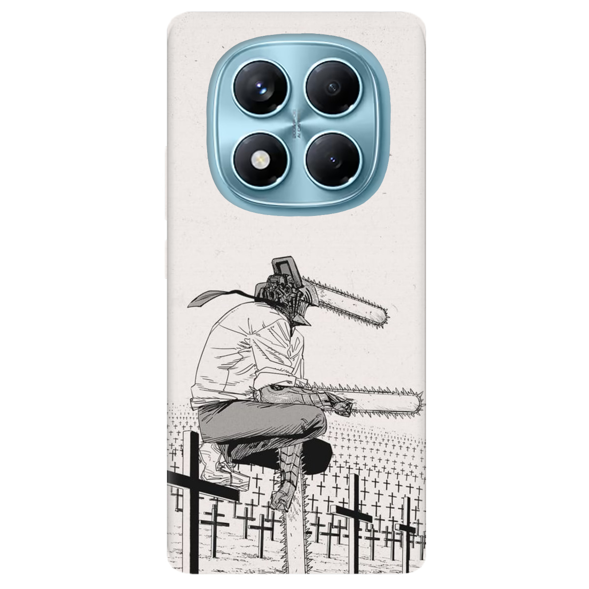 Чохол для Xiaomi Redmi Note 14 Pro 4G прозорий Revenge is coming - фото 1 - Чохли для телефонів