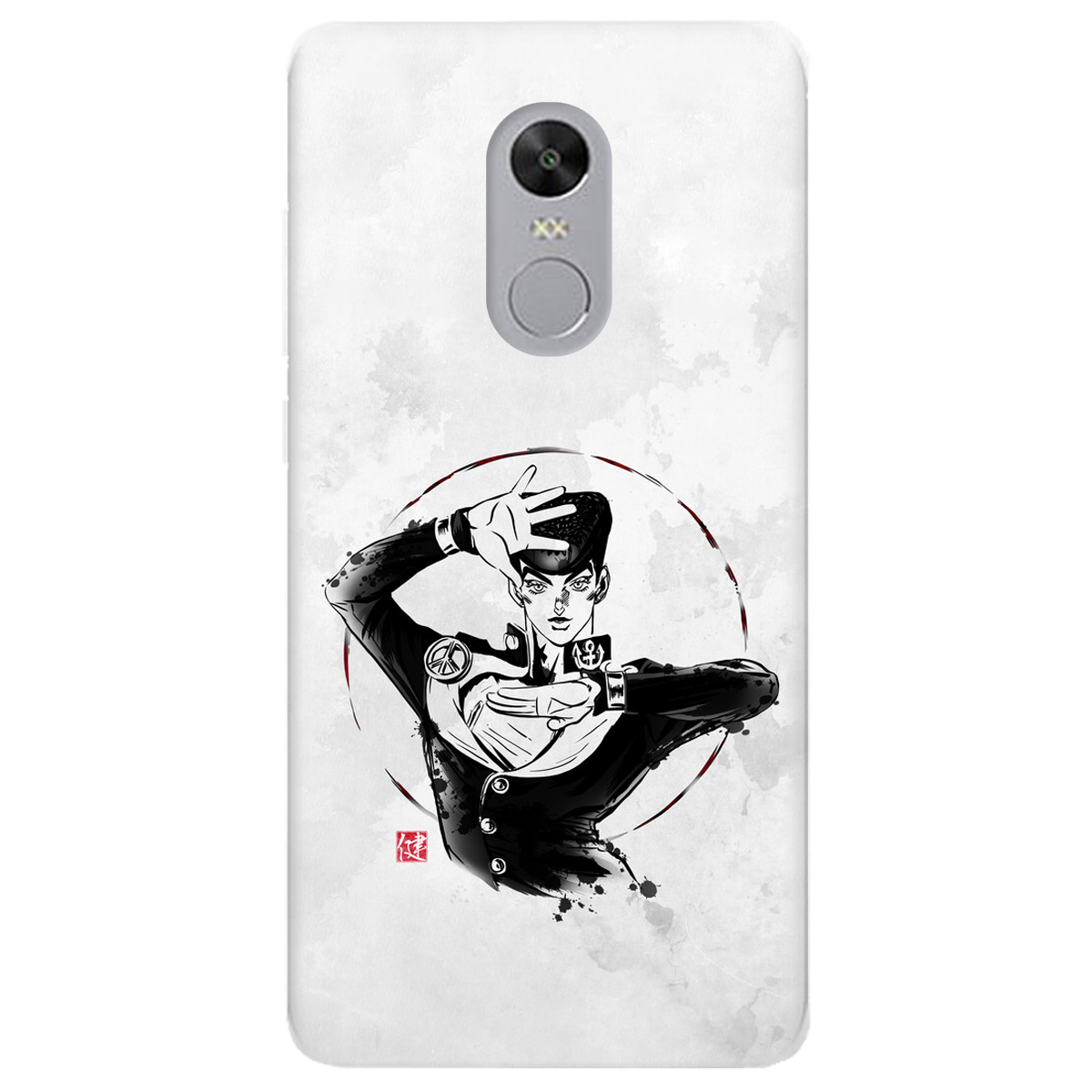 Чехол для Xiaomi Redmi 5 Plus прозрачный Josuke Higashikata - фото 1 - Чехлы для телефонов