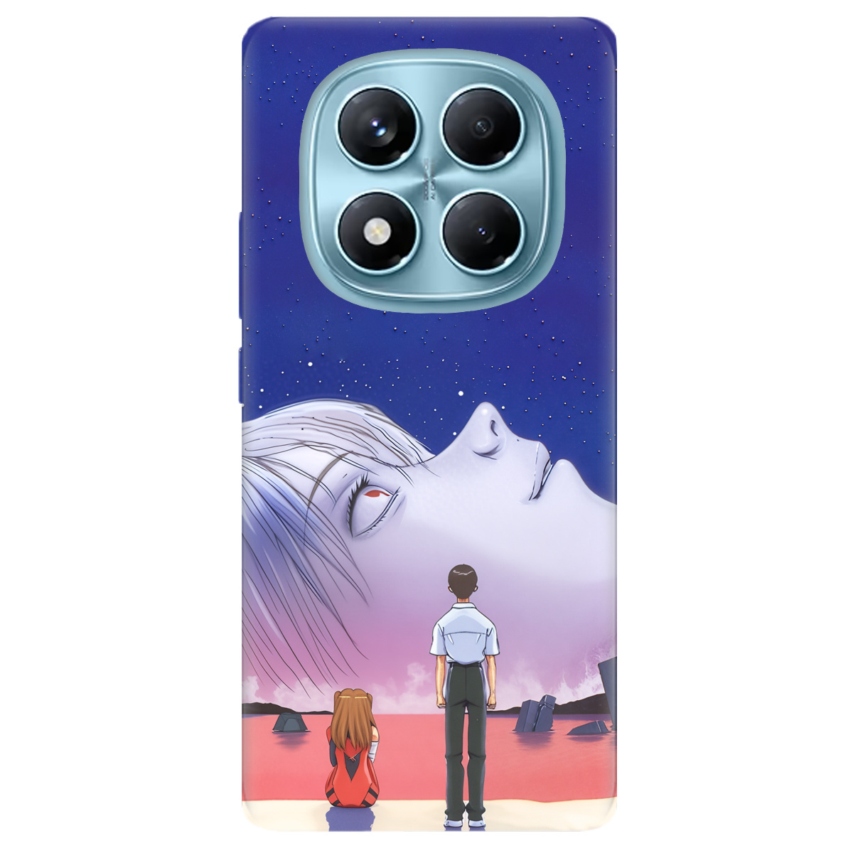 Чохол для Xiaomi Redmi Note 14 Pro 4G прозорий Neon Genesis - фото 1 - Чохли для телефонів