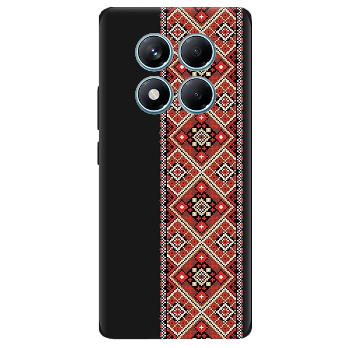 Чохол для Xiaomi Redmi Note 14 Pro 4G чорний матовий soft touch Вічна традиція - фото 1 - Чохли для телефонів