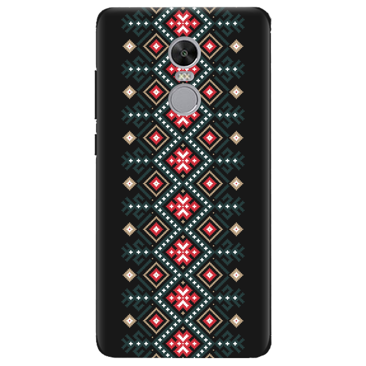 Чохол для Xiaomi Redmi 5 Plus чорний матовий soft touch Стежка предків - фото 1 - Чохли для телефонів