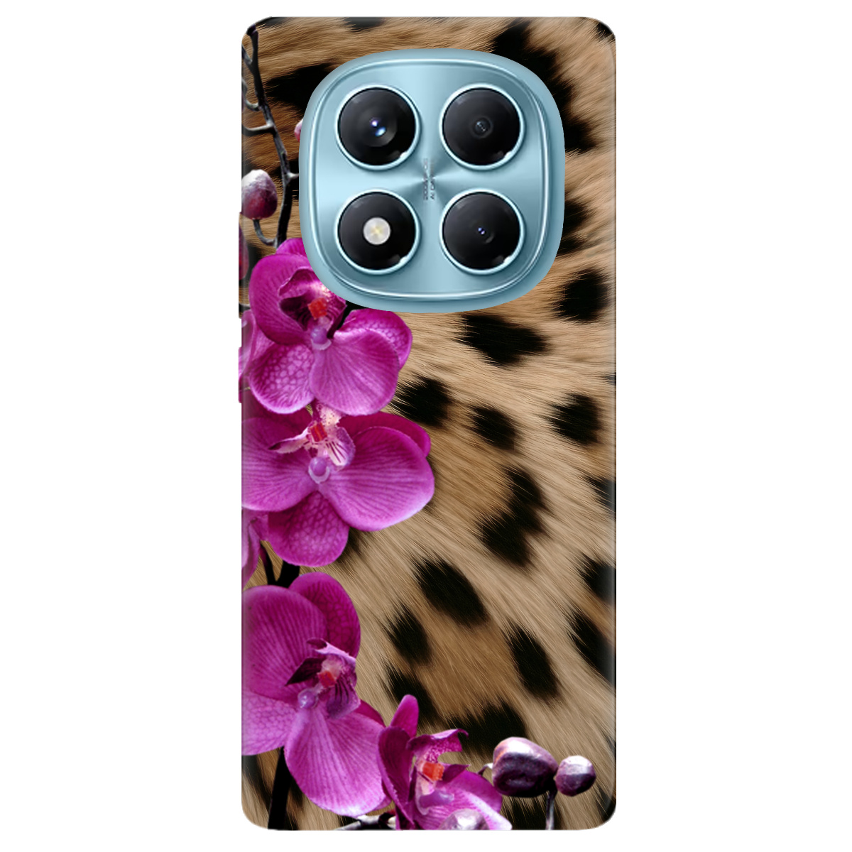 Чохол для Xiaomi Redmi Note 14 Pro 4G прозорий Дика орхідея - фото 1 - Чохли для телефонів