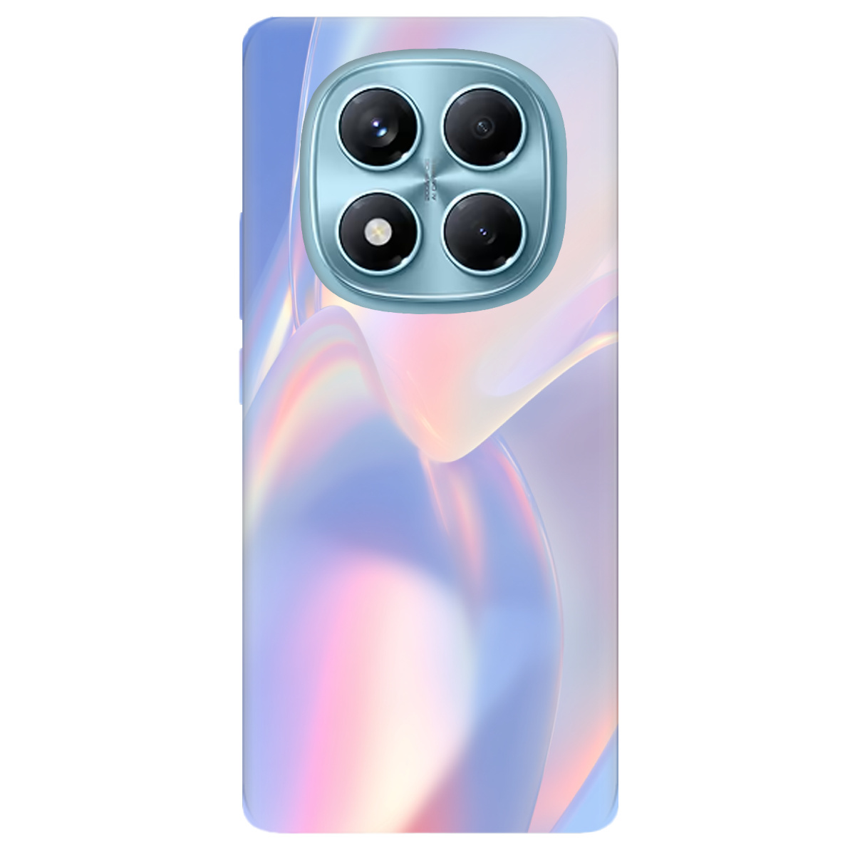 Чехол для Xiaomi Redmi Note 14 Pro 4G прозрачный Перламутровая волна - фото 1 - Чехлы для телефонов