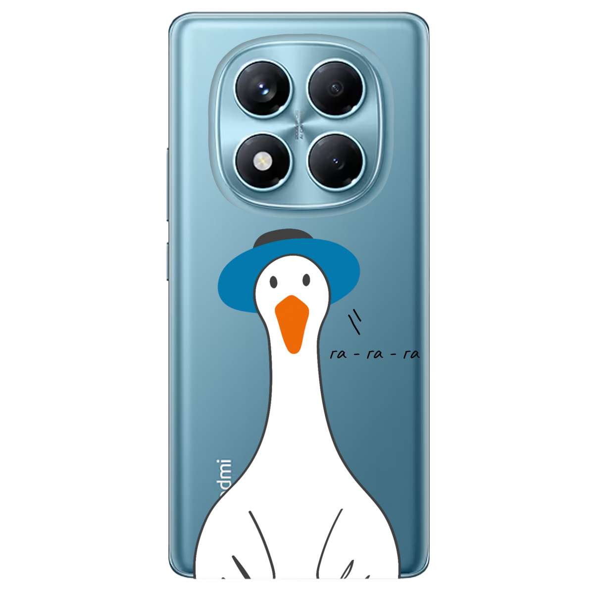 Чохол для Xiaomi Redmi Note 14 Pro 4G прозорий Га-га-га - фото 1 - Чохли для телефонів