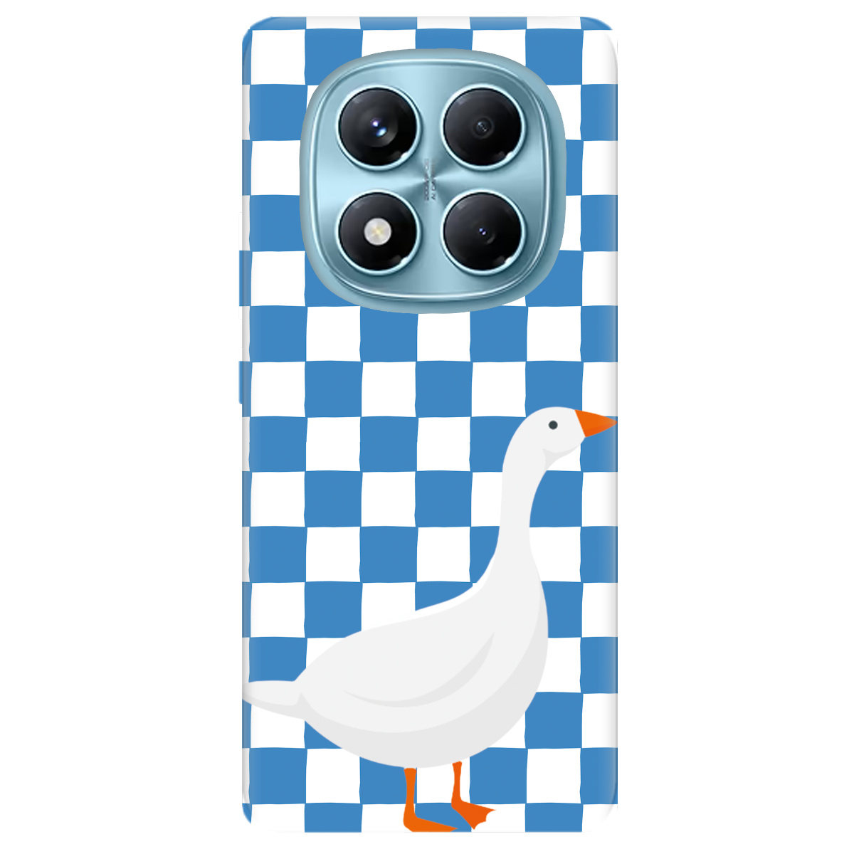 Чехол для Xiaomi Redmi Note 14 Pro 4G прозрачный Гусь - фото 1 - Чехлы для телефонов