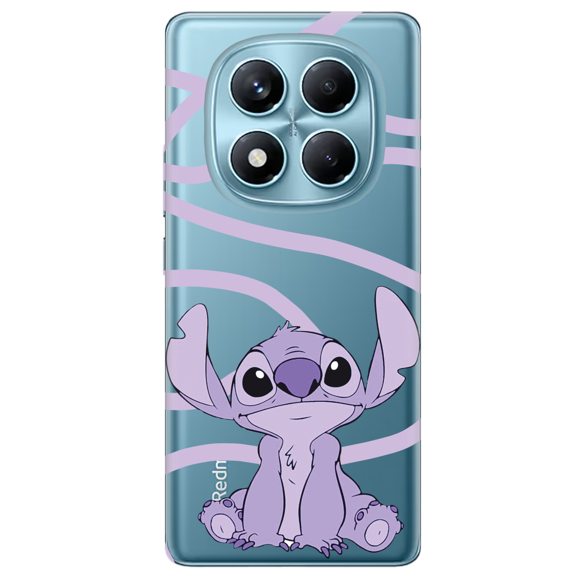 Чохол для Xiaomi Redmi Note 14 Pro 4G прозорий Веселий Стіч - фото 1 - Чохли для телефонів