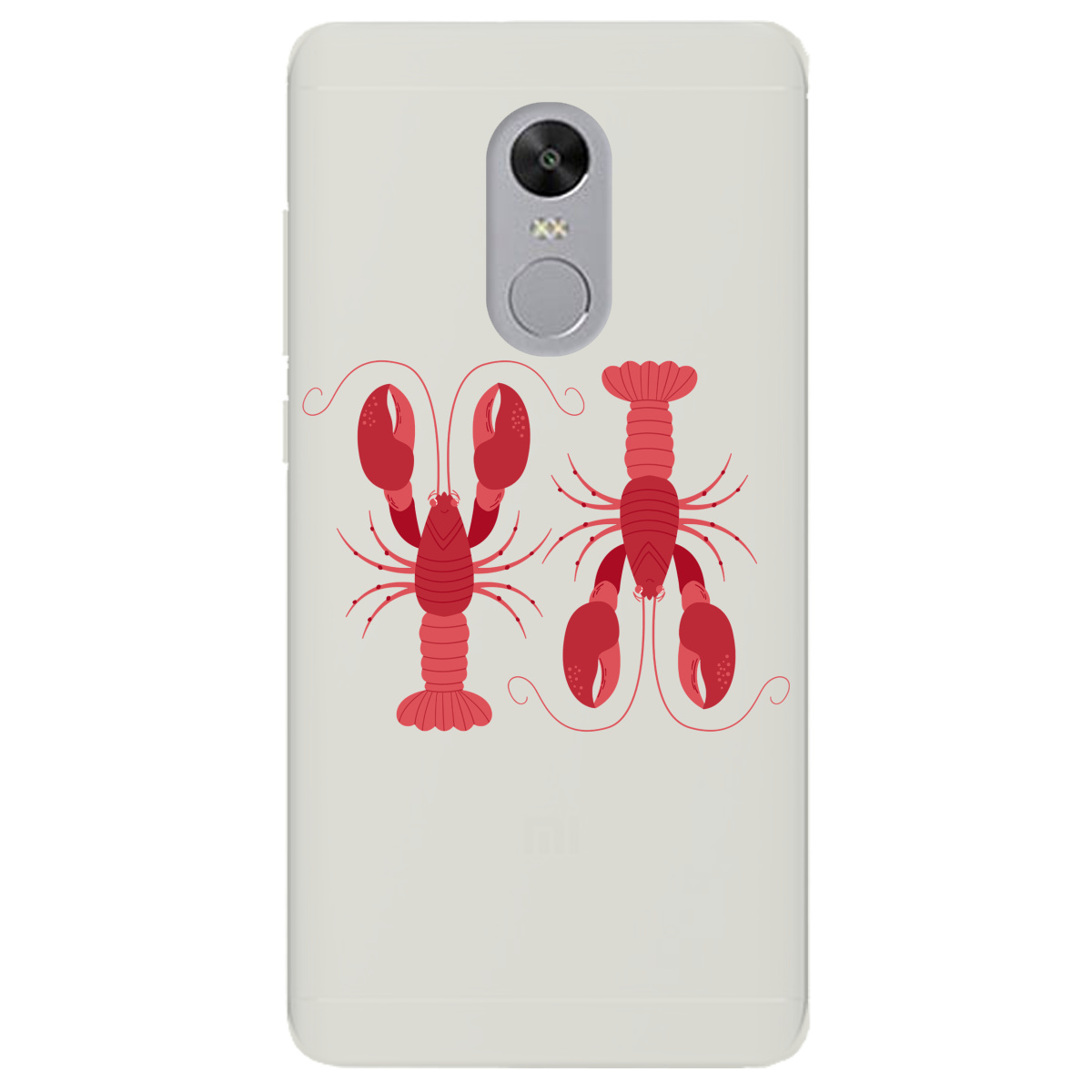 Чехол для Xiaomi Redmi 5 Plus полупрозрачный матовый soft touch Красные часовые - фото 1 - Чехлы для телефонов