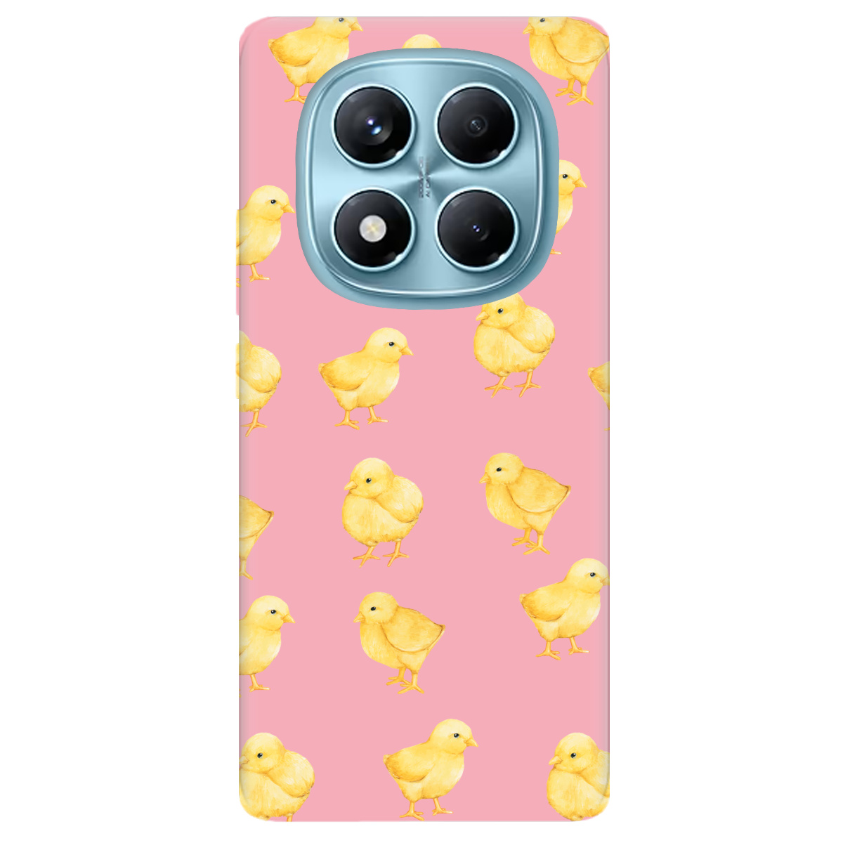 Чехол для Xiaomi Redmi Note 14 Pro 4G прозрачный Цыплята - фото 1 - Чехлы для телефонов