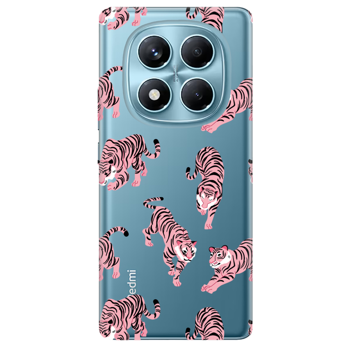 Чехол для Xiaomi Redmi Note 14 Pro 4G прозрачный Хищный шарм - фото 1 - Чехлы для телефонов