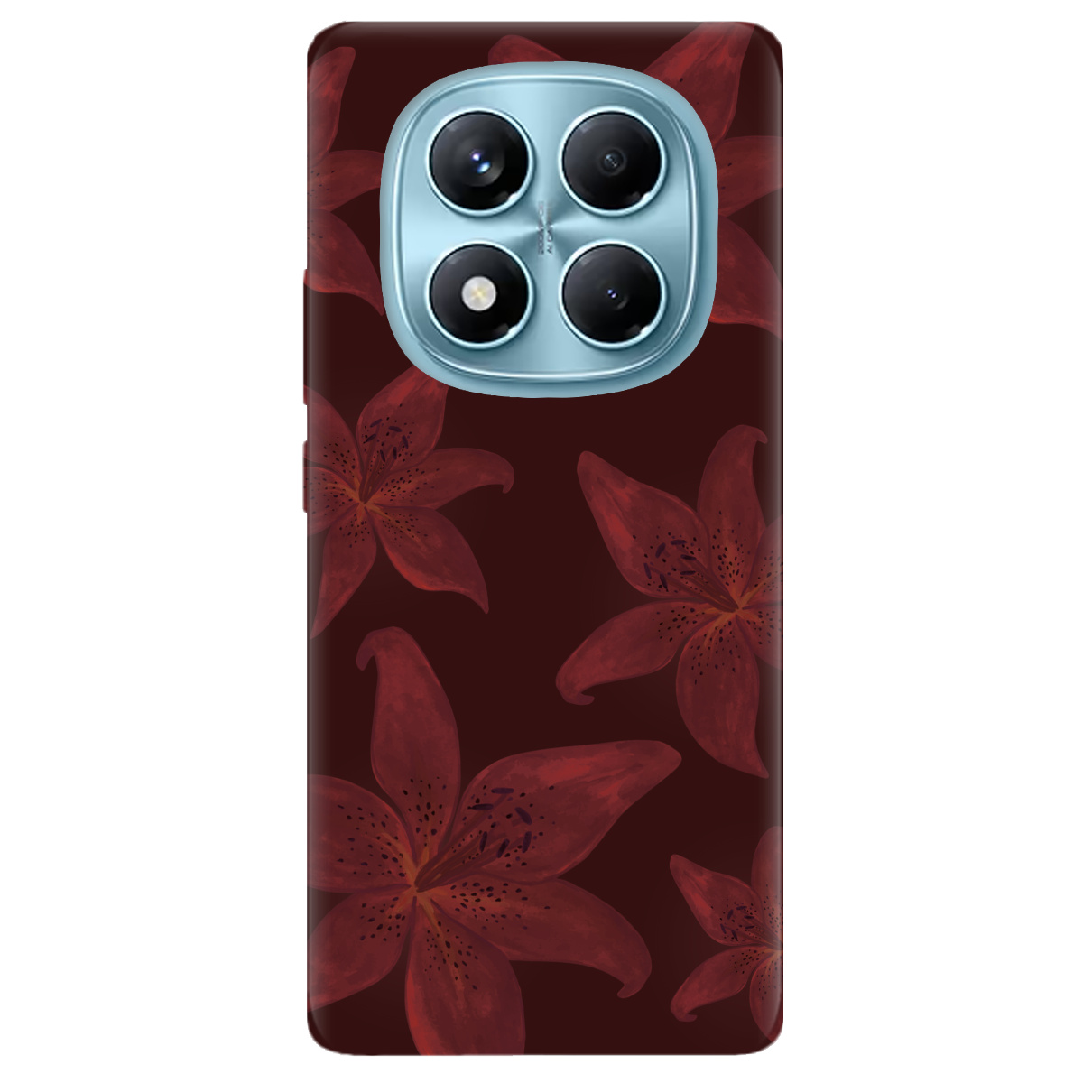 Чехол для Xiaomi Redmi Note 14 Pro 4G прозрачный Шепот лилий - фото 1 - Чехлы для телефонов