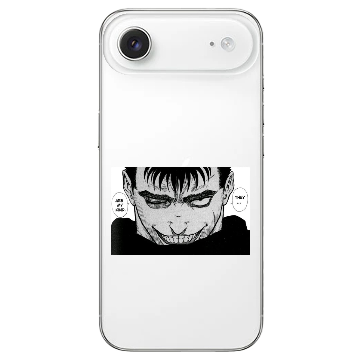 Чохол для Apple iPhone 17 Air прозорий Ґатс Берсерк Berserk - фото 1 - Чохли для телефонів