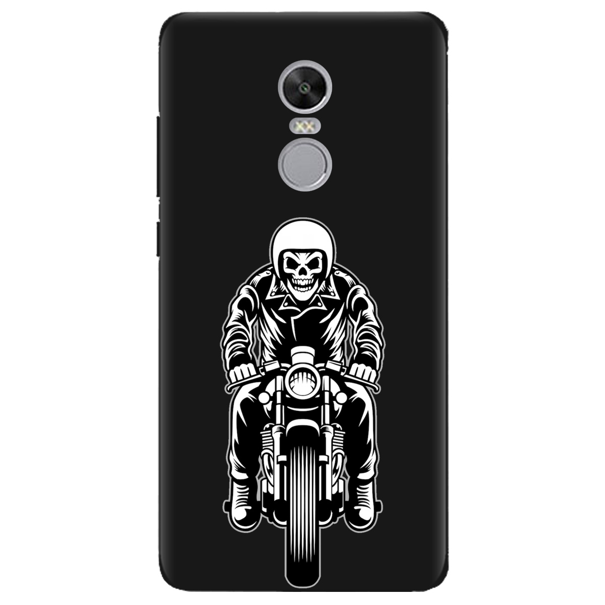 Чохол для Xiaomi Redmi 5 Plus чорний матовий soft touch Нічний вершник - фото 1 - Чохли для телефонів