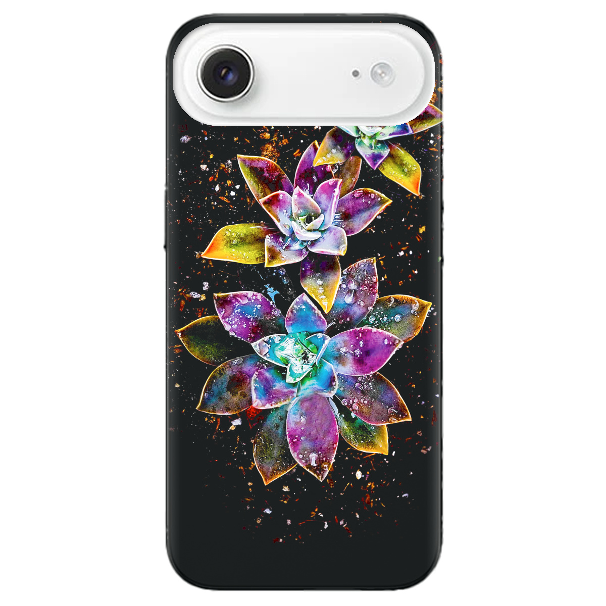 Чохол для Apple iPhone 17 Air прозорий Magical flowers - фото 1 - Чохли для телефонів