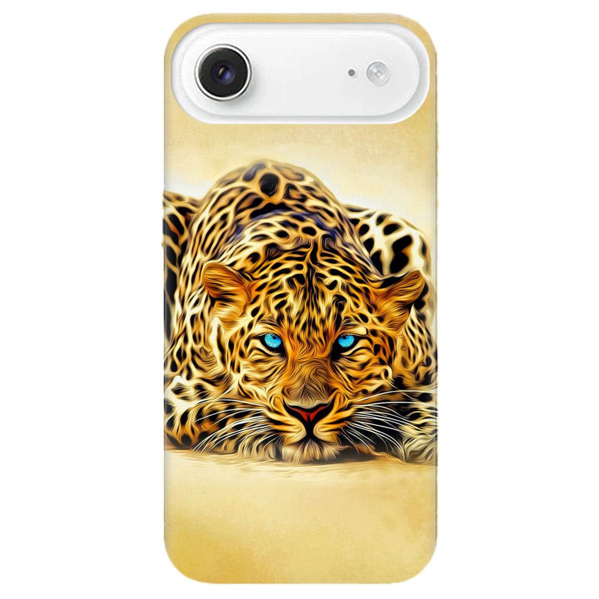 Чехол для Apple iPhone 17 Air прозрачный Леопард - фото 1 - Чехлы для телефонов