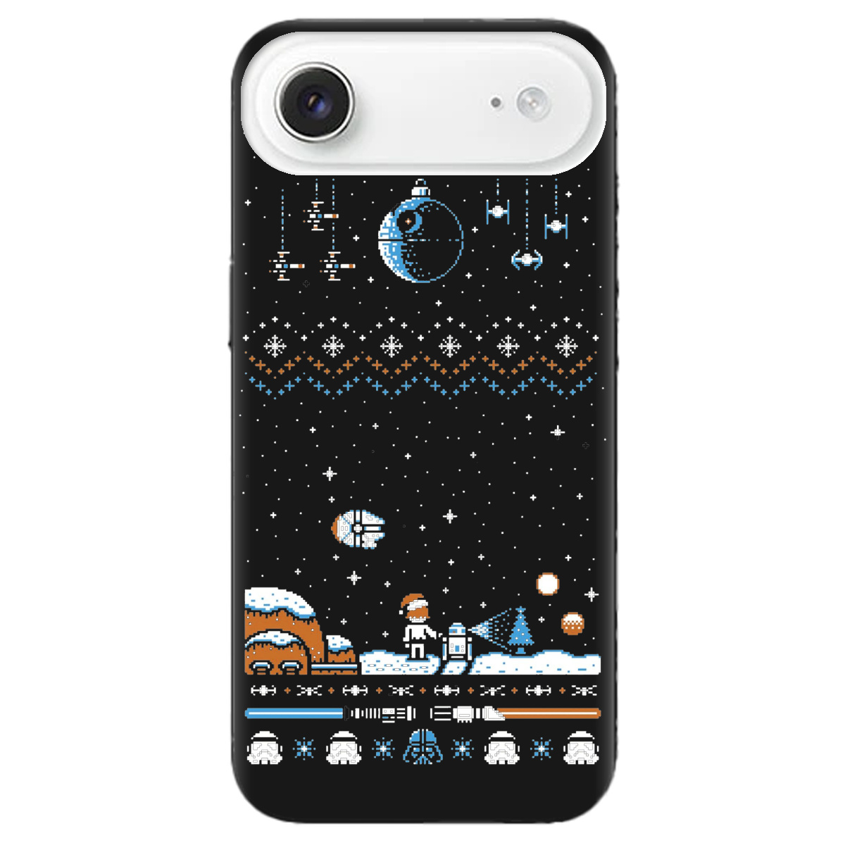 Чехол для Apple iPhone 17 Air черный матовый soft touch Star wars - фото 1 - Чехлы для телефонов