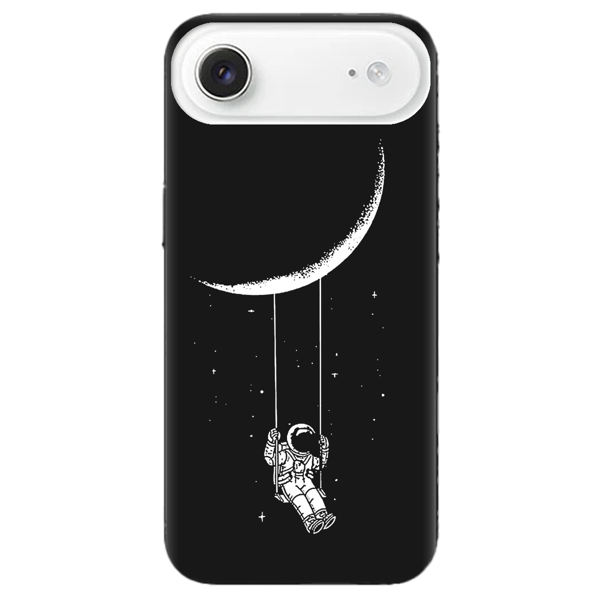 Чехол для Apple iPhone 17 Air черный матовый soft touch Swing - фото 1 - Чехлы для телефонов