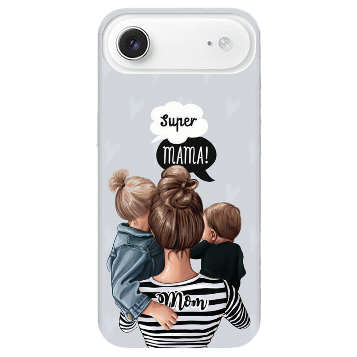 Чехол для Apple iPhone 17 Air прозрачный Super Mama - фото 1 - Чехлы для телефонов
