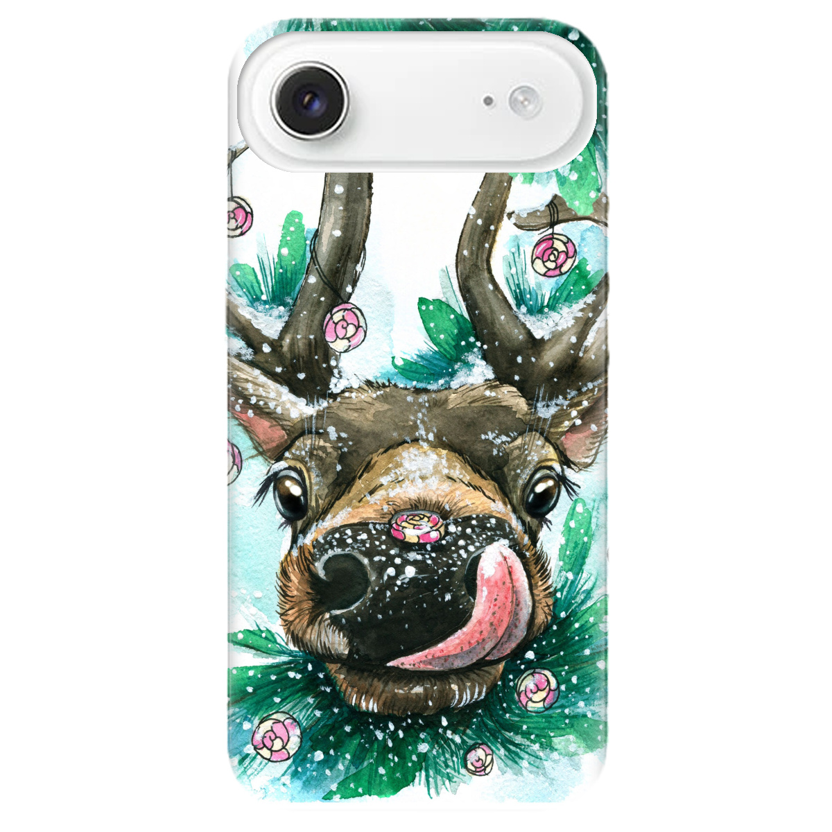 Чохол для Apple iPhone 17 Air прозорий Сute deer - фото 1 - Чохли для телефонів