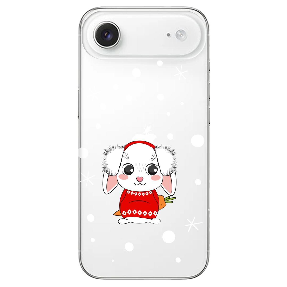 Чохол для Apple iPhone 17 Air прозорий My bunny - фото 1 - Чохли для телефонів