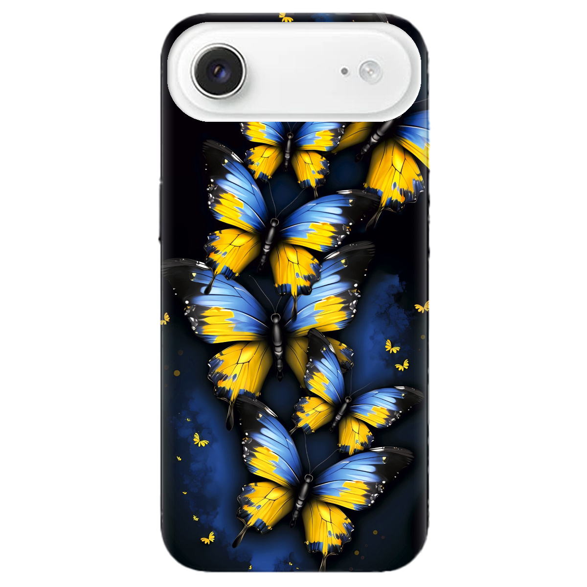 Чехол для Apple iPhone 17 Air прозрачный Метелики - фото 1 - Чехлы для телефонов