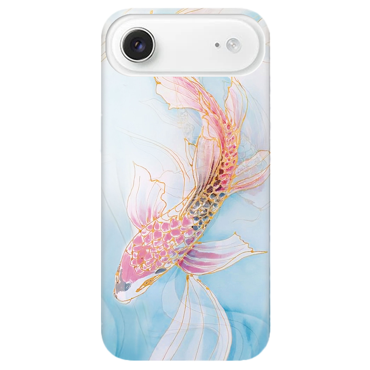 Чехол для Apple iPhone 17 Air прозрачный Art fish - фото 1 - Чехлы для телефонов