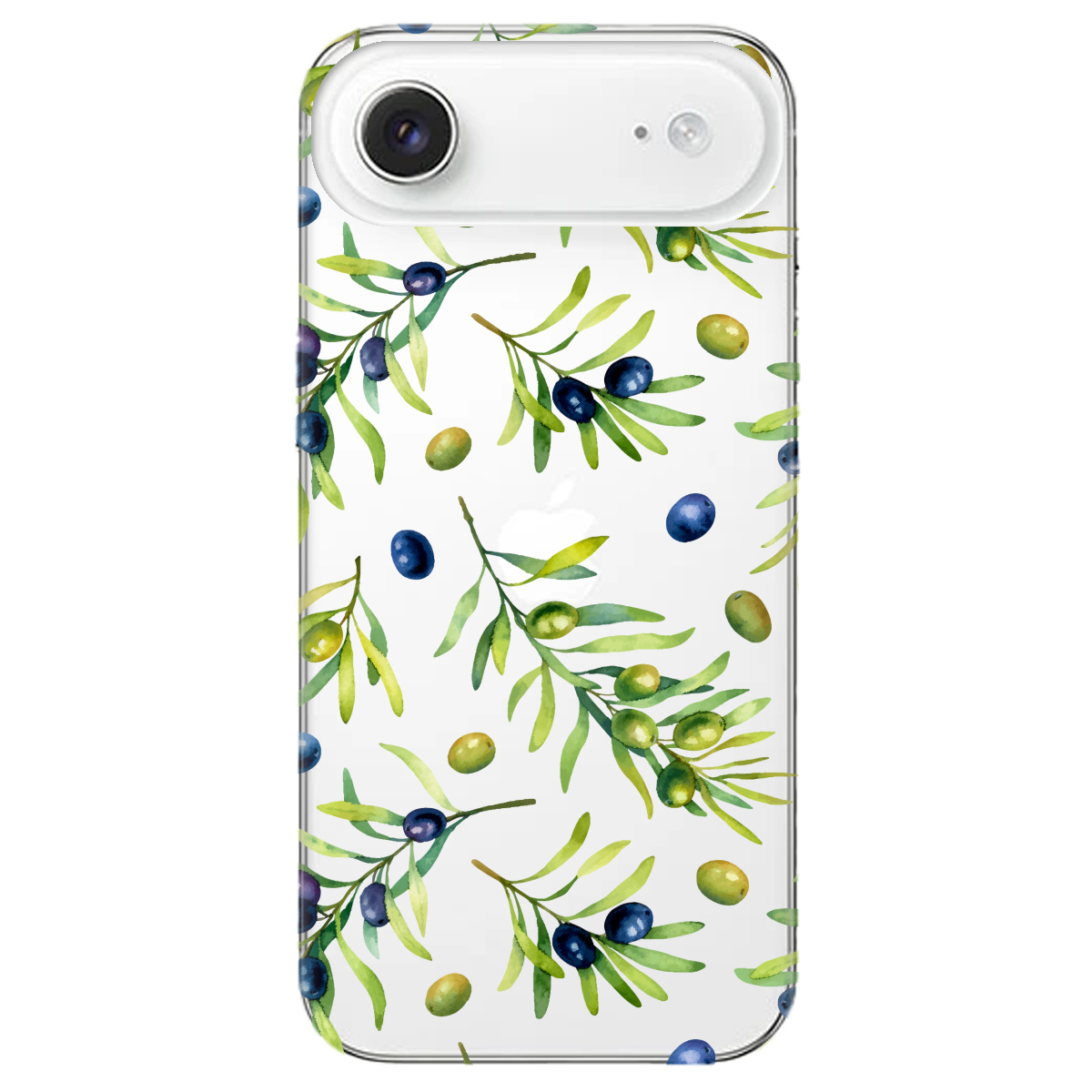 Чехол для Apple iPhone 17 Air прозрачный Olives - фото 1 - Чехлы для телефонов