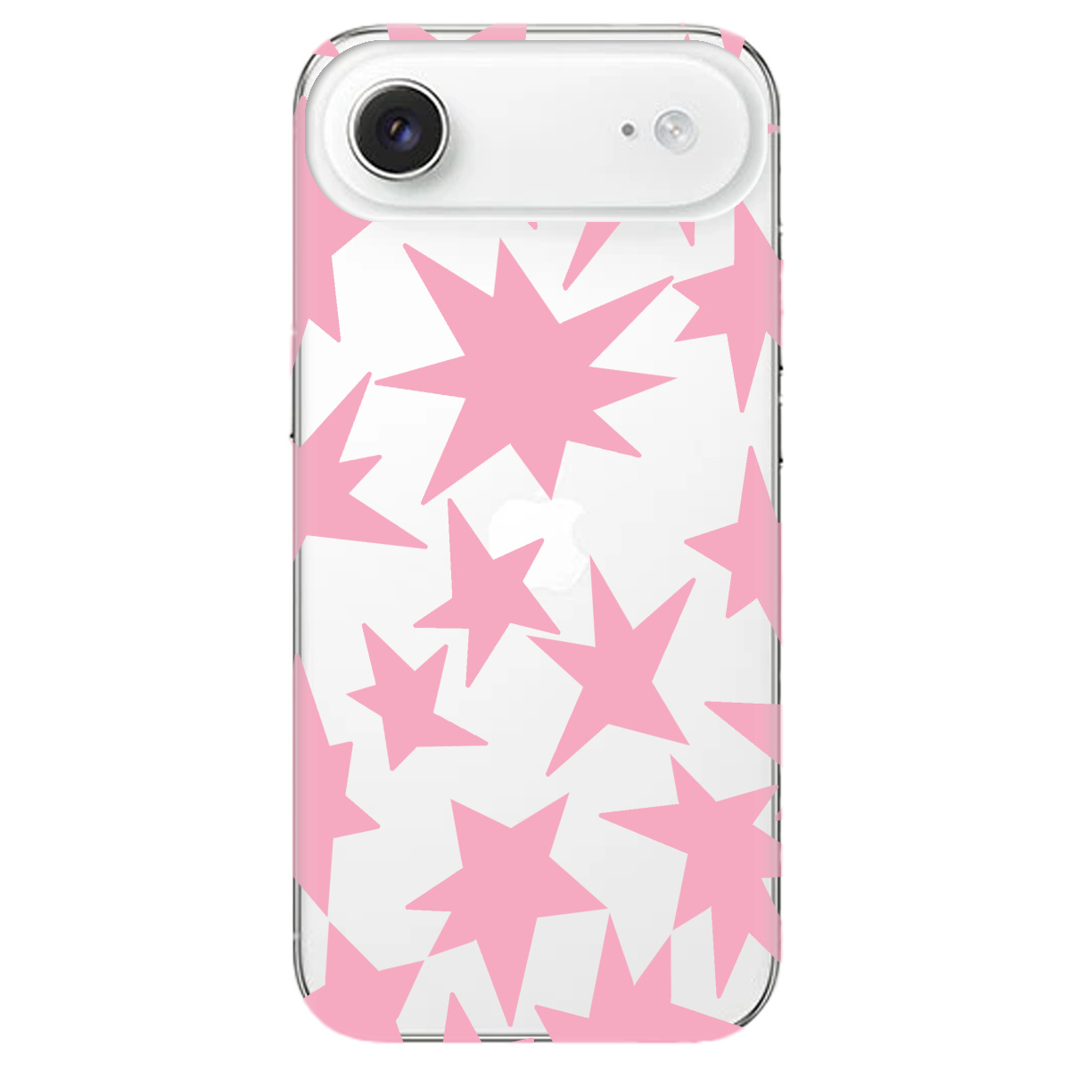 Чехол для Apple iPhone 17 Air прозрачный Pink Star - фото 1 - Чехлы для телефонов