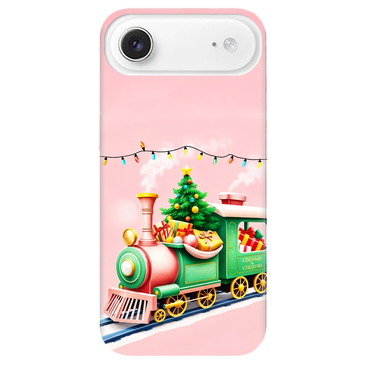 Чехол для Apple iPhone 17 Air прозрачный Holiday Express - фото 1 - Чехлы для телефонов
