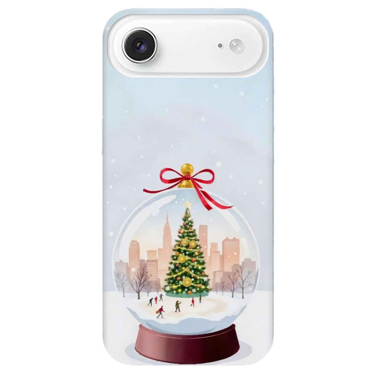 Чехол для Apple iPhone 17 Air прозрачный Crystal Holiday - фото 1 - Чехлы для телефонов