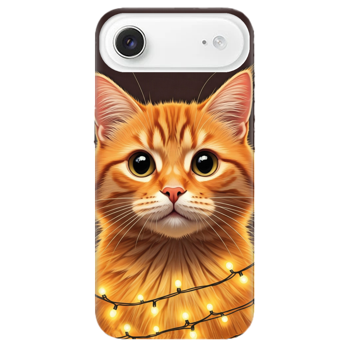 Чехол для Apple iPhone 17 Air прозрачный Festive Kitty - фото 1 - Чехлы для телефонов