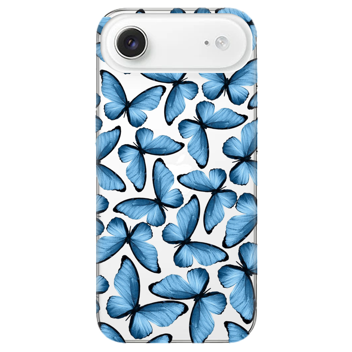 Чехол для Apple iPhone 17 Air прозрачный Blue wings - фото 1 - Чехлы для телефонов