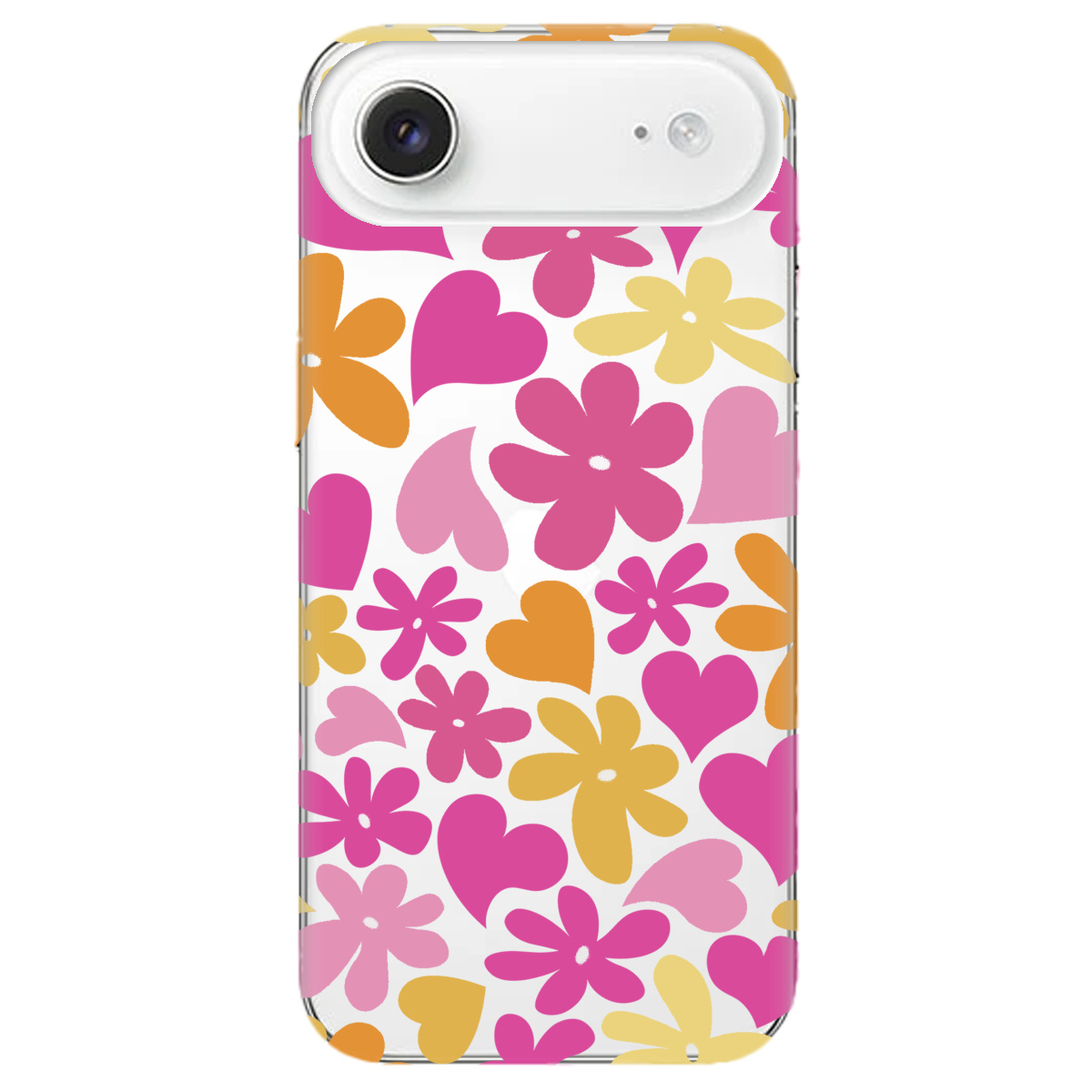 Чохол для Apple iPhone 17 Air прозорий Blooming Love - фото 1 - Чохли для телефонів