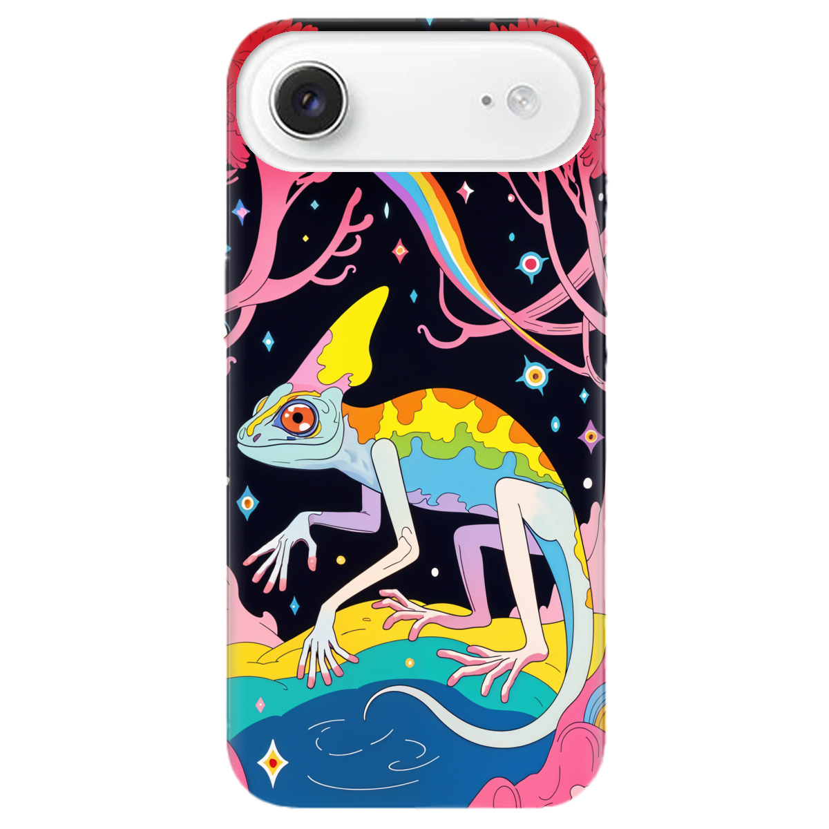 Чехол для Apple iPhone 17 Air прозрачный Cosmic Chameleon - фото 1 - Чехлы для телефонов