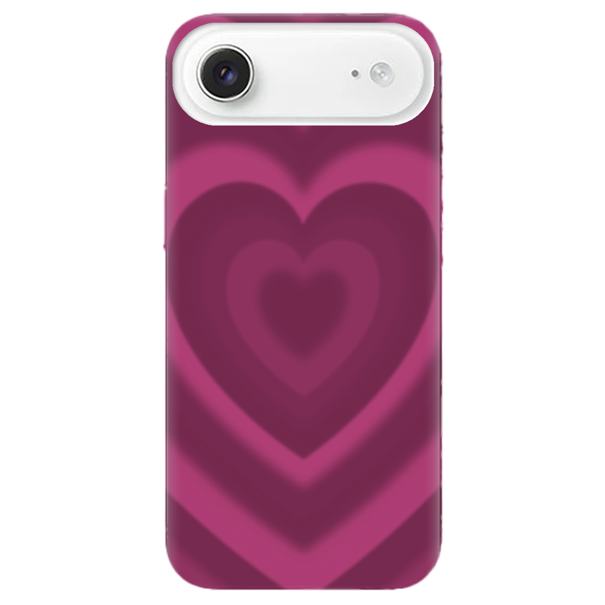 Чехол для Apple iPhone 17 Air прозрачный Pink Heart - фото 1 - Чехлы для телефонов