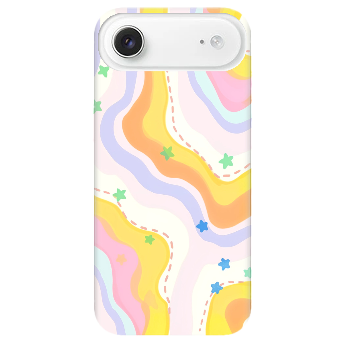 Чехол для Apple iPhone 17 Air прозрачный Candy Clouds - фото 1 - Чехлы для телефонов