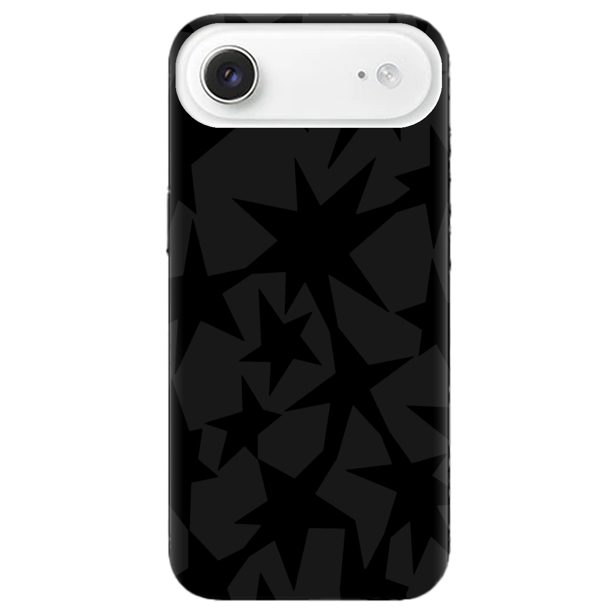 Чехол для Apple iPhone 17 Air черный матовый soft touch Black stars - фото 1 - Чехлы для телефонов