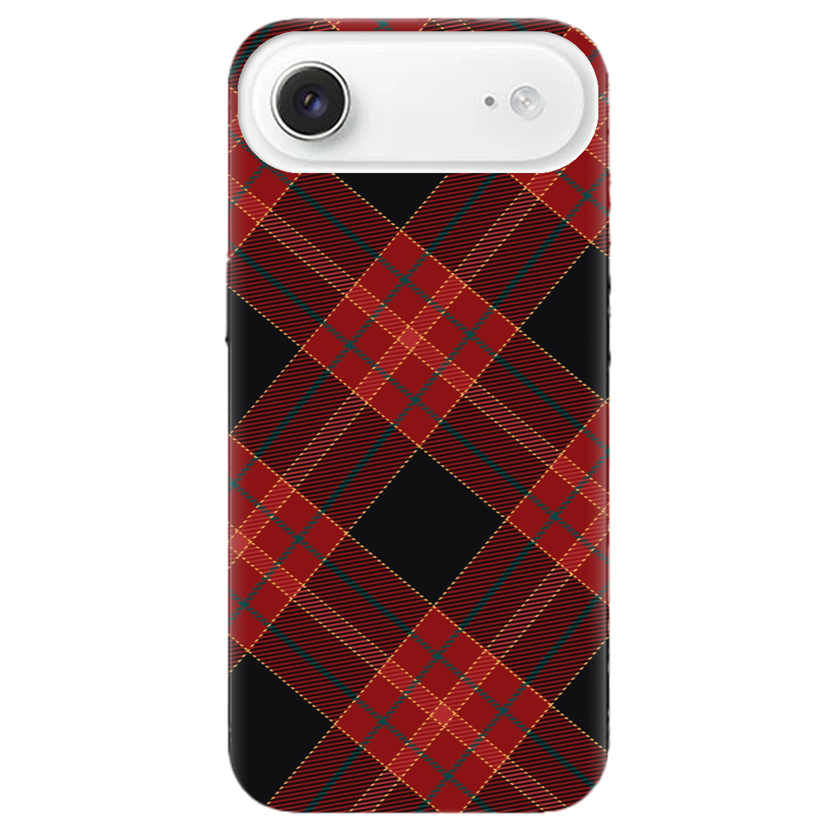 Чехол для Apple iPhone 17 Air прозрачный Червоний тартан - фото 1 - Чехлы для телефонов