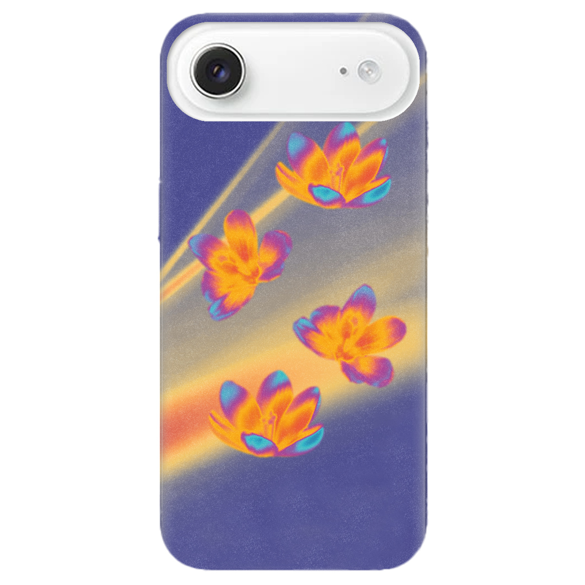 Чехол для Apple iPhone 17 Air прозрачный Тепловий цвіт - фото 1 - Чехлы для телефонов