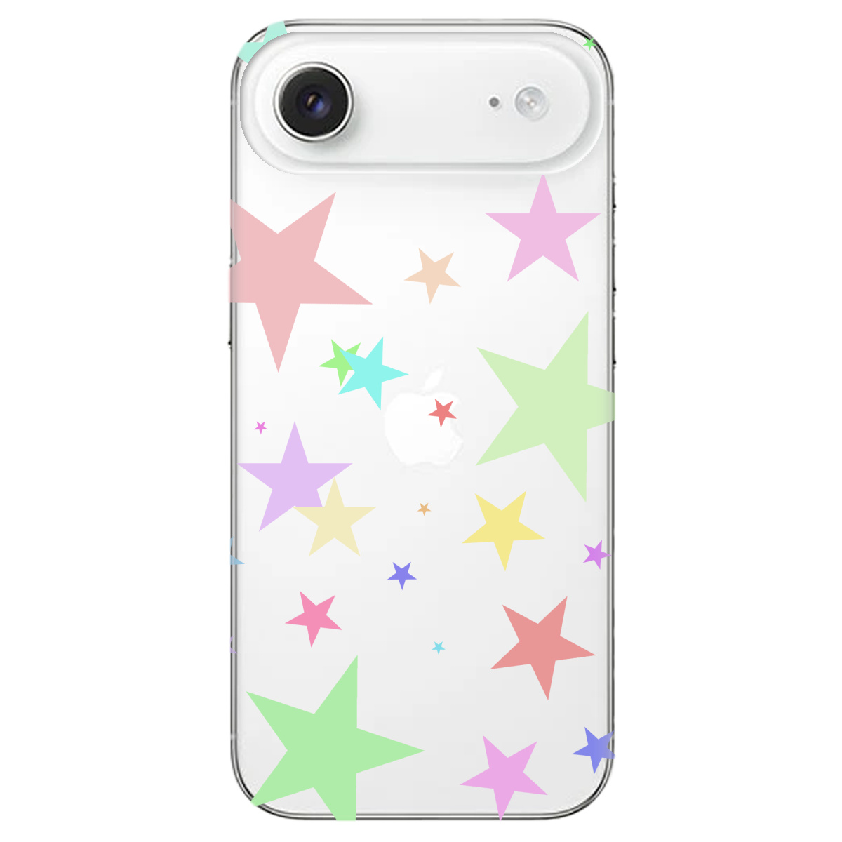 Чехол для Apple iPhone 17 Air прозрачный Яскраві зірки - фото 1 - Чехлы для телефонов