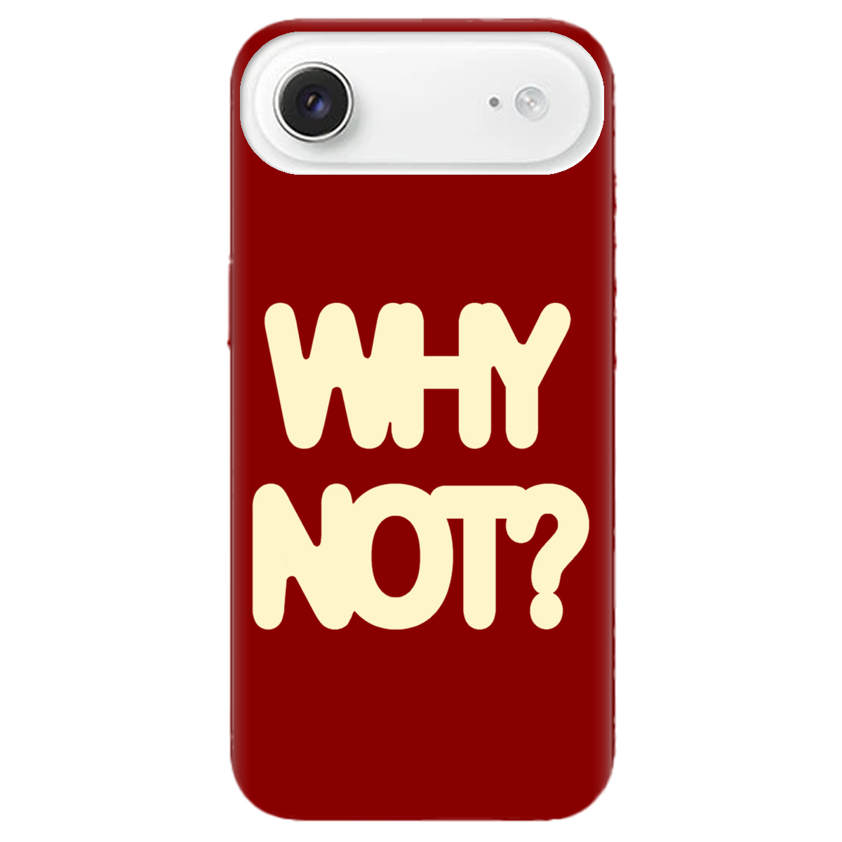 Чехол для Apple iPhone 17 Air прозрачный Why not - фото 1 - Чехлы для телефонов