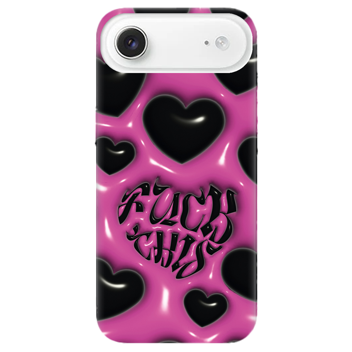 Чехол для Apple iPhone 17 Air прозрачный Зухвалі серця - фото 1 - Чехлы для телефонов