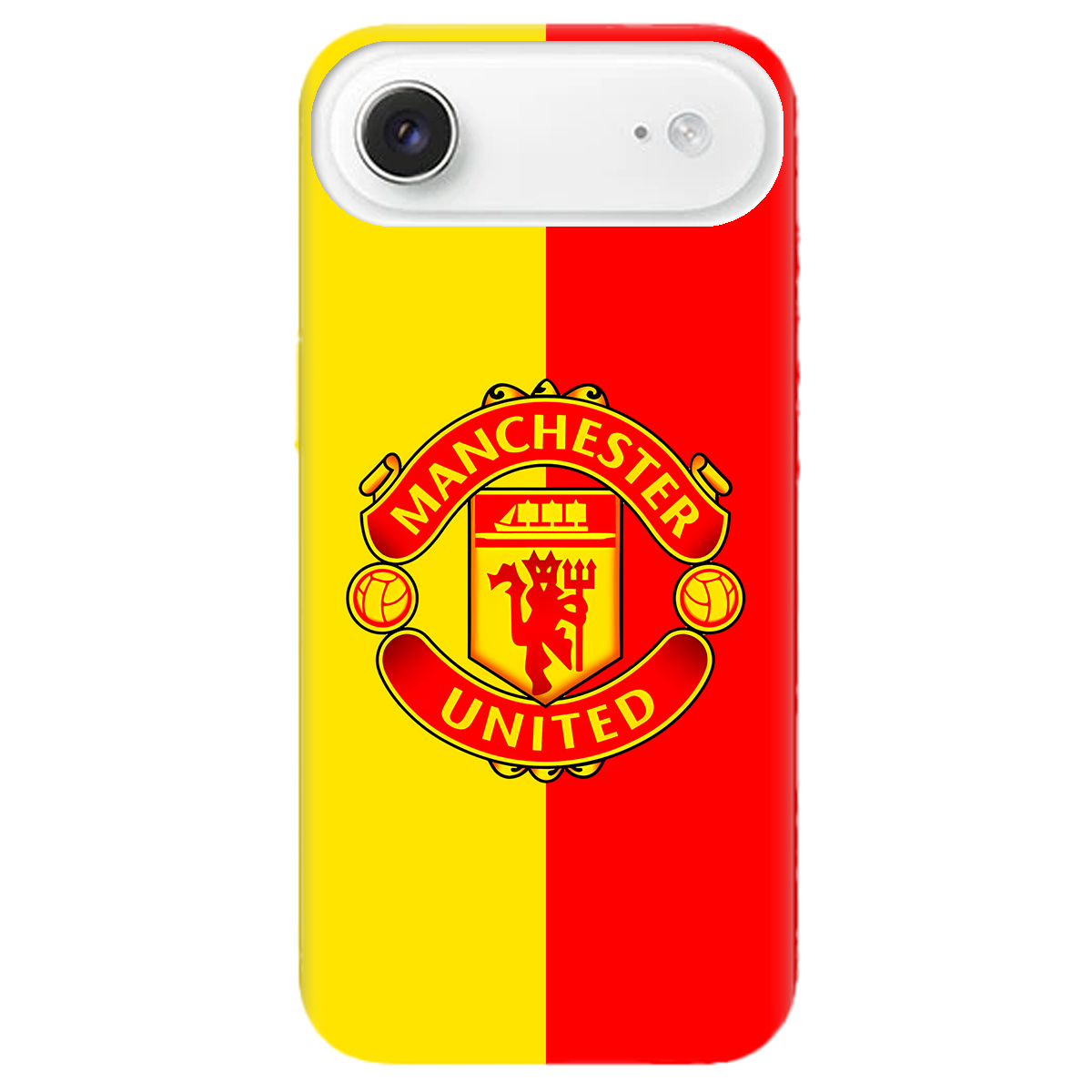 Чехол для Apple iPhone 17 Air прозрачный Manchester United - фото 1 - Чехлы для телефонов