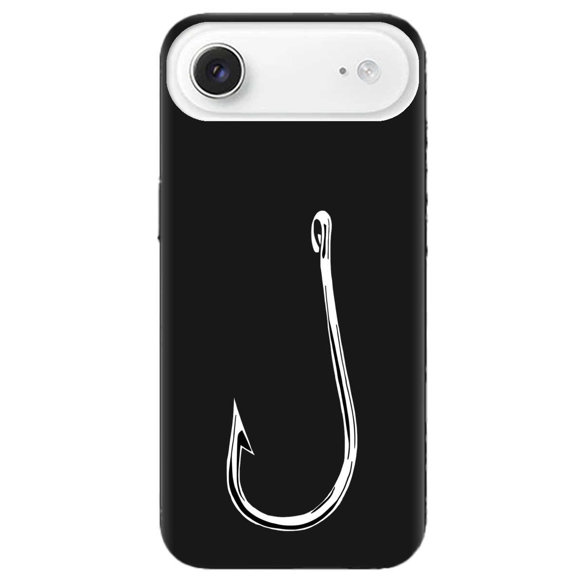 Чехол для Apple iPhone 17 Air черный матовый soft touch Щасливий гачок - фото 1 - Чехлы для телефонов