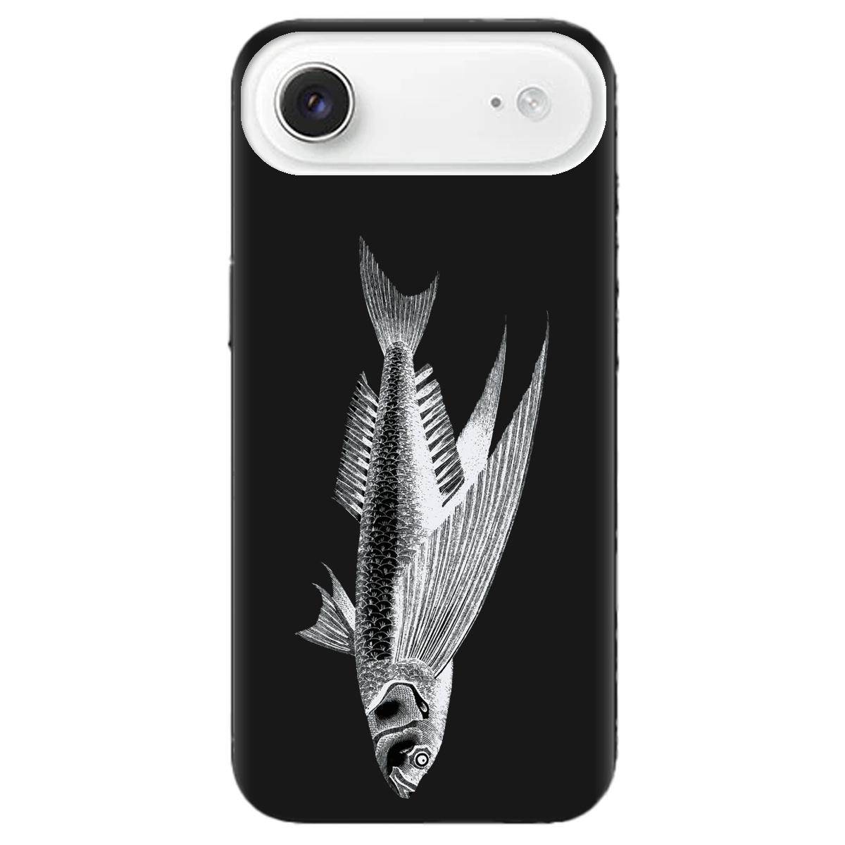 Чехол для Apple iPhone 17 Air черный матовый soft touch Срібний трофей - фото 1 - Чехлы для телефонов