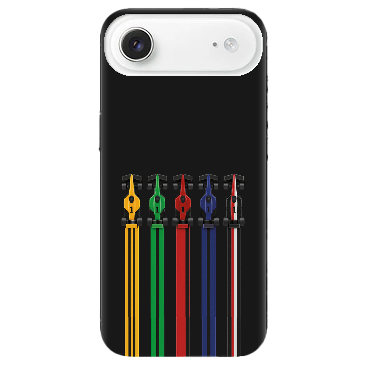 Чехол для Apple iPhone 17 Air черный матовый soft touch Рев двигателей - фото 1 - Чехлы для телефонов