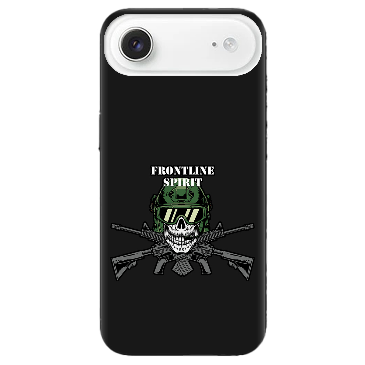 Чохол для Apple iPhone 17 Air чорний матовий soft touch Дух фронту - фото 1 - Чохли для телефонів