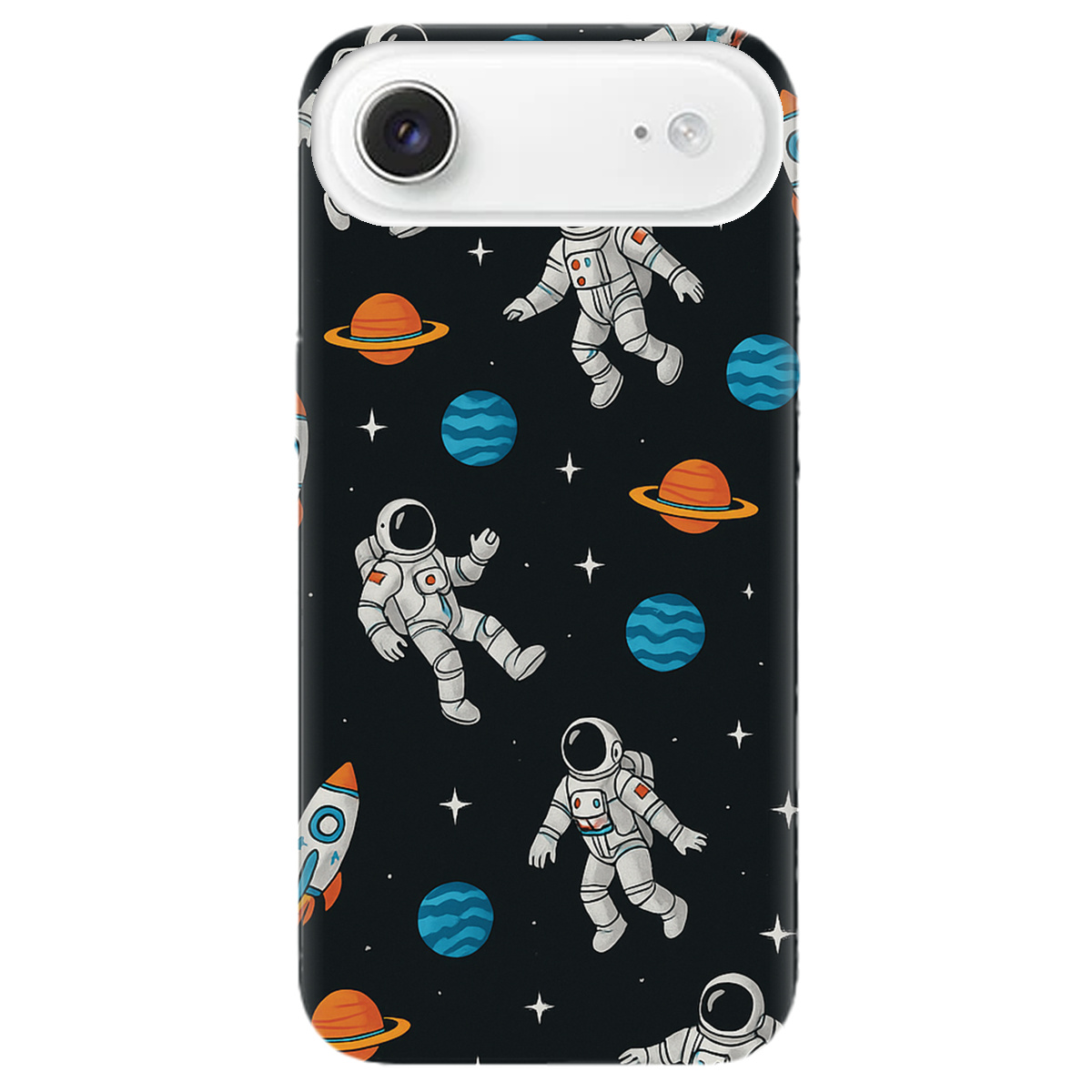 Чехол для Apple iPhone 17 Air прозрачный Космический вайб - фото 1 - Чехлы для телефонов